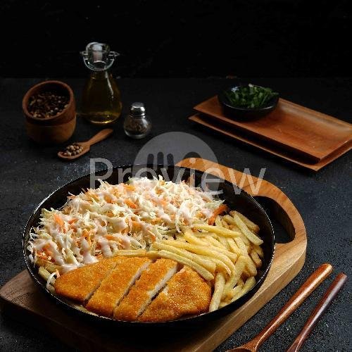 Katsu Salad w/t Honey Mustard menu Nomojowo, Pasar Kranggan