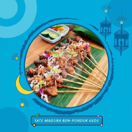 SATE AYAM REGULER 10 TUSUK menu SATE MADURA BDN, PONDOK GEDE