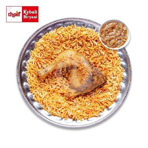 Nasi Bashmati Ayam 1/4 Ekor menu Kebuli - Kebab Qatar Orichick