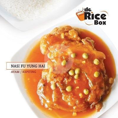 Nasi Fuyunghai Kepiting  (L) menu Rice Box, Tenggilis Square