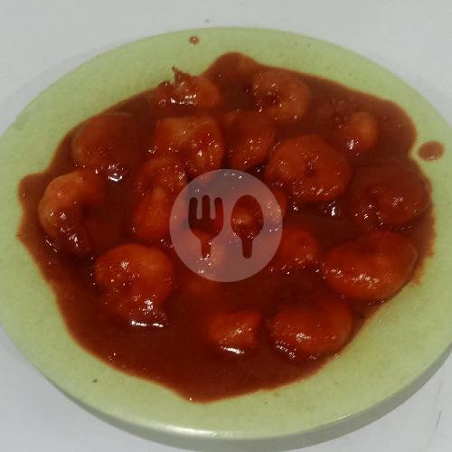 Udang Goreng Mentega menu Warung Lamongan Indah Cak Imron Jatim