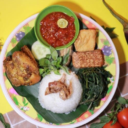 Nasi Tempong Nila menu Rujak Cingur Pasar Gede, Kusumoyudan, Pringgading