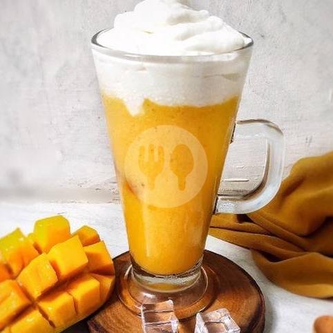 Jus Alpukat Float menu Abadi Murni Chicken, Pengkolan Kendal