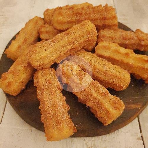 8 Plain Churros + Cinnamon Caster Sugar menu Churros-kUu Churros Corndog And Drinks, Pasar Minggu