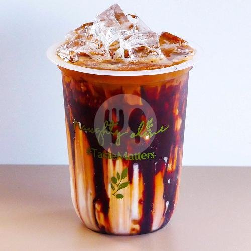 Ice Kopi Gula Aren menu Naughty Olive, Kelapa Gading