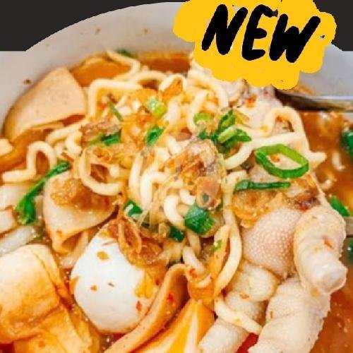 Seblak Kadedeuh Free Orange Juice menu Seblak Basah Teh Neng, Singosari