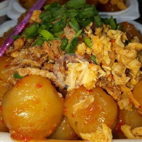 Seblak Dumpling Keju menu Seblak Dan Cilok Ranjau Dapur Barokah, Sinoman
