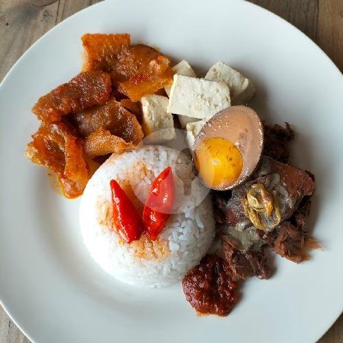 Kerupuk Aci menu Gudeg Pakde, Antapani