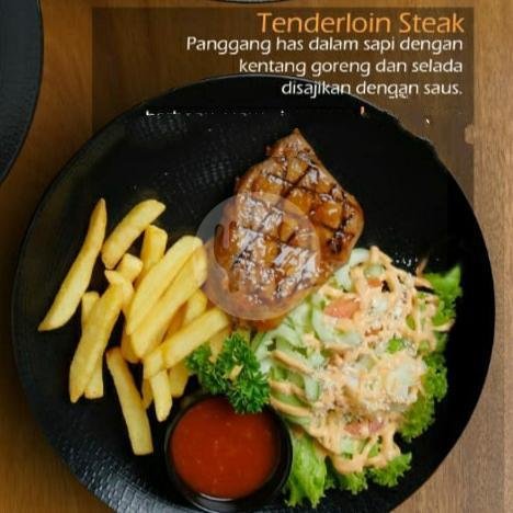Grilled Sirloin Steak Local 150gr menu Maxwell Cafe & Bistro