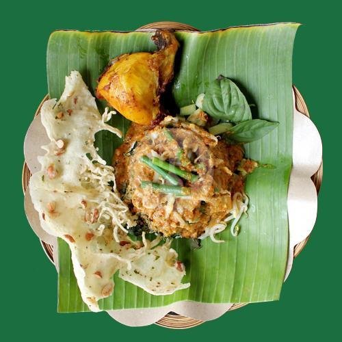 Nasi Pecel + Sate Ati Ampela menu NPT Nasi Pecel Tulungagung, TKI 3