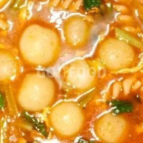 Cilok original menu Seblak & Cilok Pitti, Rawajati Barat