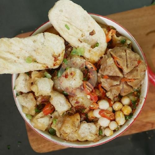 Baso Aci Komplit + Baso Urat menu Cuanki Cep Bewok, Pandegiling