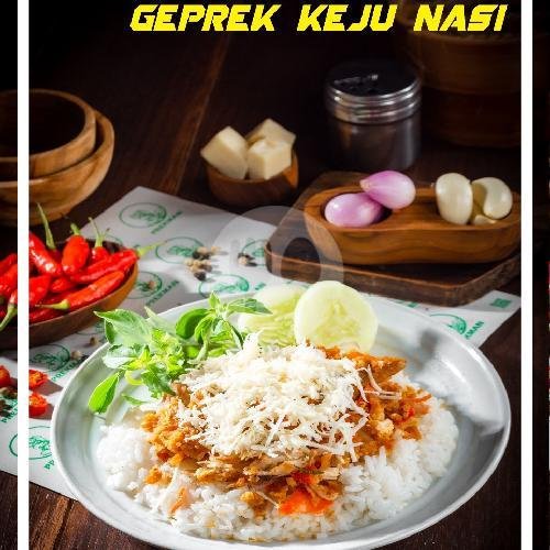 Geprek Keju Parut Nasi menu Prekman Ayam Geprek, Tanjung Priok