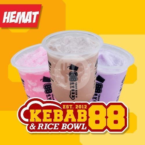 KEBAB SMALL + BJA menu Kebab 88 & Susu Murni, Antapani