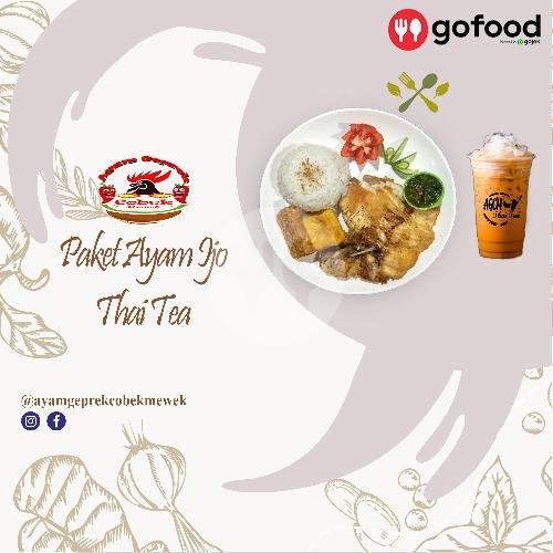 Liwet Single Thai Tea menu Ayam Geprek Cobek Mewek Cimahi, Cihanjuang