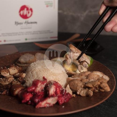 2 Nasi Hainam Ayam Panggang + 1 Nasi Hainam Ayam Manis menu Nasi Hainam, Jelambar