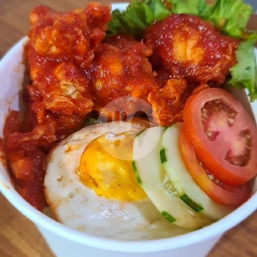 Udang Masak Asam Manis menu Mie Erlangga 2, Kediri Kota