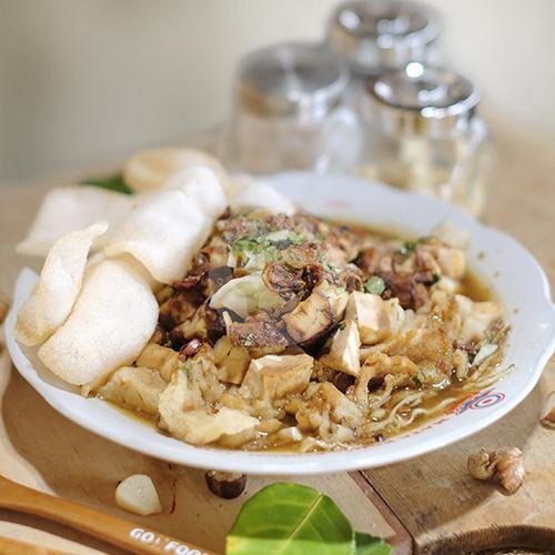 Tahu Guling menu Lotek & Gado-Gado Bu Nur, Palagan