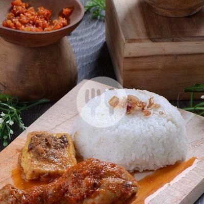 Nasi Ayam Kare Kuning menu Bangjo Klampis - Nasi Campur, Soto Betawi, Bebek Goreng, Sukolilo