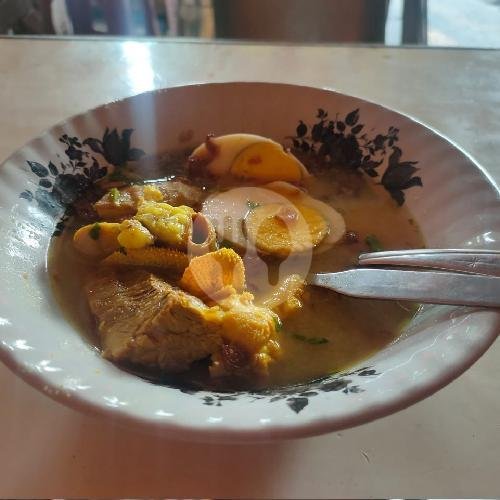 Kerupuk Blek menu SOTO MADURA GUBENG PJKA