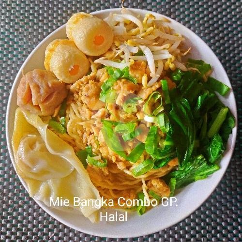 Mie Yamin Rawit Bakso Pangsit Level 1-3 (Halal) menu Mie Ayam Bangka GP & Coffee, Tebet