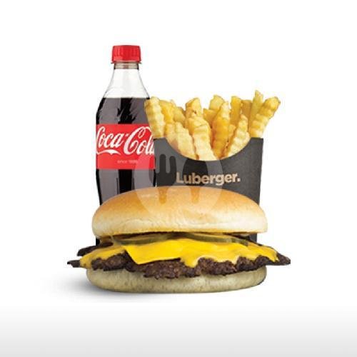 Paket Luber Double Cheese menu Luberger, Benhil