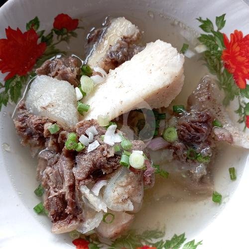 bakso isi daging cincang menu Bakso Njedir, gebang, Patrang
