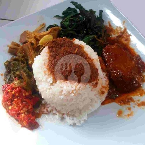 Rendang Hati Sapi Aja menu Warung Nasi Padang Kurnia Saiyo, Siliwangi