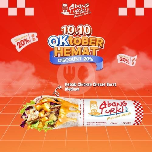 2 Kebab Beef Cheese Burst Medium menu Kebab Abang Turki, Sungai Sambas