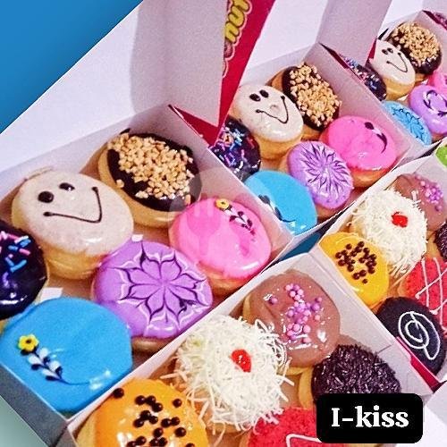 Donat Menul - 1/2 Lusin menu Donat cantik i-kiss