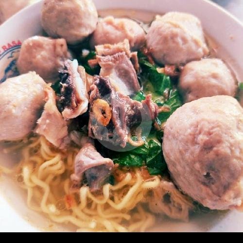 Bakso Mie Putih menu Bakso Pak LAKEN, Manyaran Semarang Barat