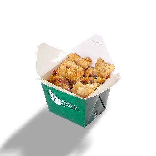 Nasi Ayam Sambel Mie + Kulit Crispy menu Semusim Cafe, Lowokwaru