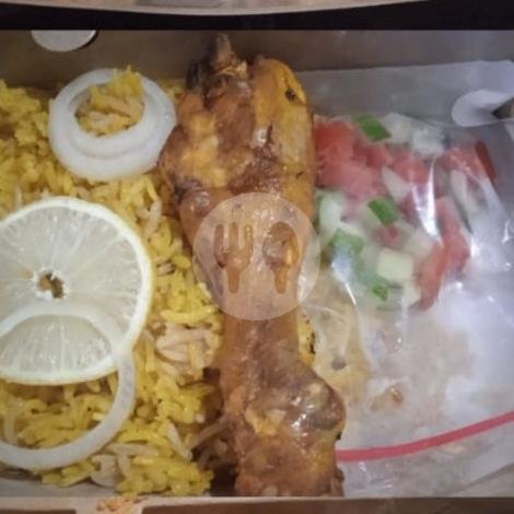 Kabsah Ayam menu Warung Sate Hamdalah, Krebet