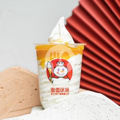 Berry Bean Sundae menu Mixue Gunungjati, Klayan