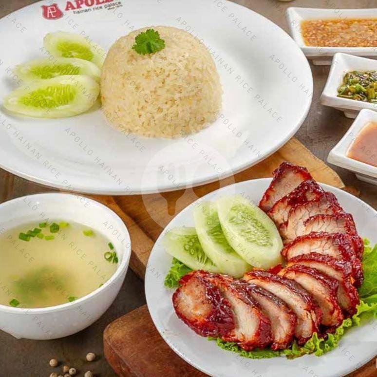 Nasi Hainam Charsiew Madu menu Apollo Nasi Ayam Hainam, Muara Karang