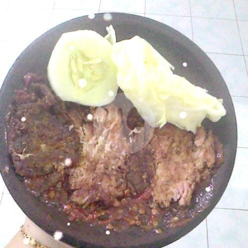 Tempe Penyet menu Depot Lodeh Porong, Kawi Atas