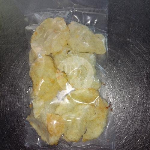 Kripik Teri menu Soto dan Mie Ayam Jenk Yat, Gondokusuman