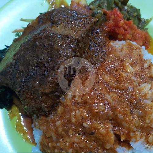 Nasi Rendang Hati Sapi menu Duaputri Masakan Padang, Jelidro 2