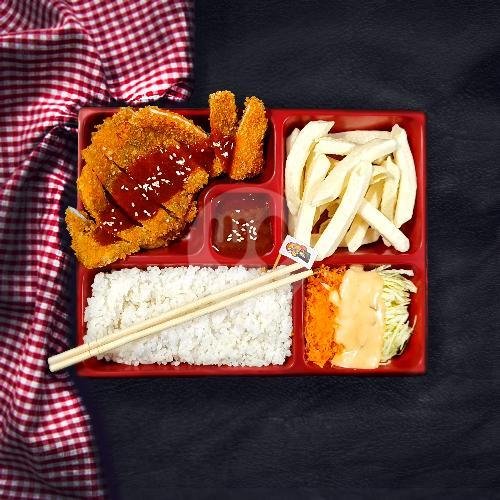 Paket Katsu Hot Lava menu Katsu O Bento