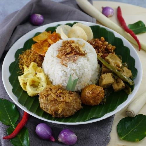 Uduk D (1/2 Sambal Telur) menu Nasi Uduk Aphing - Teluk Gong