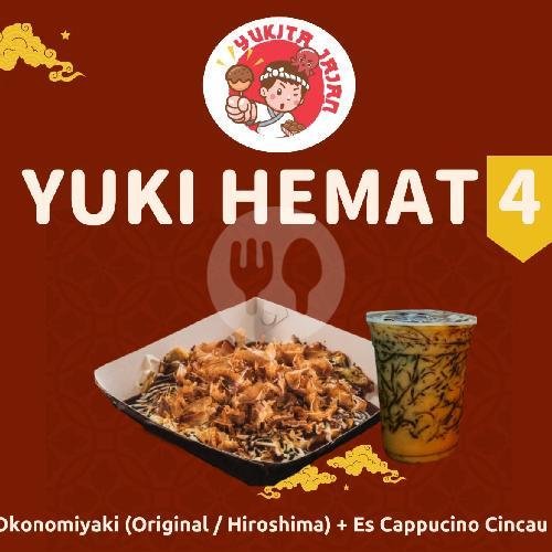 Okonomiyaki Hiroshima Style menu Takoyaki Yukita Jajan, Mampang Prapatan