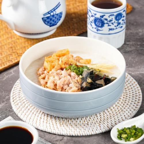 Prawn Congee menu Three Uncles, Prapanca
