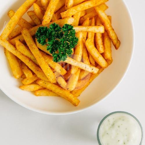 Potato Wedges menu BURN BURGER, Lembang