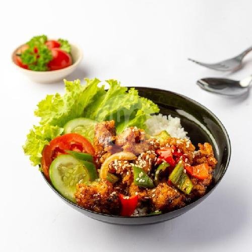 Chicken Skin w/ Sambal Bledek menu Omah Moeljo
