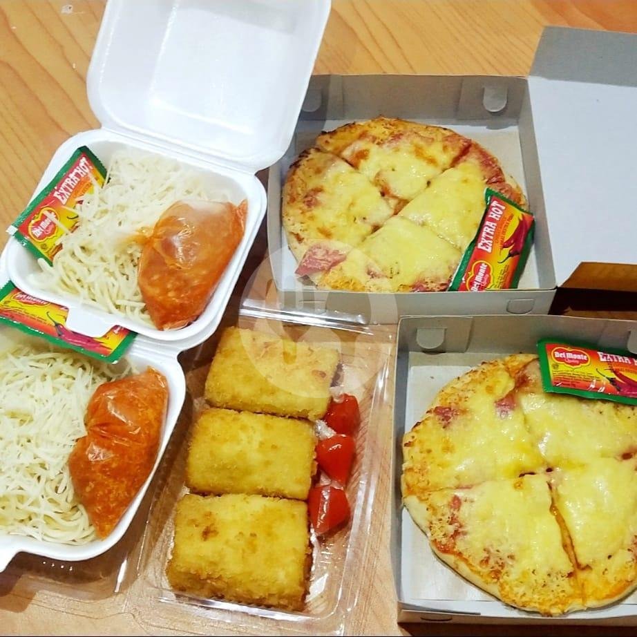 Paket Beef Burger menu Win Pizza, Sendang Mulyo