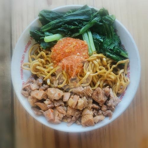 Mie Yamin Baso menu Mie Ayam Bejo, Kramat Soka