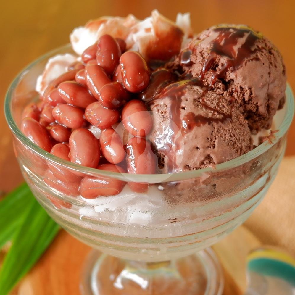 Es Kacang Merah Spesial menu Mie Idaman, Pandesan