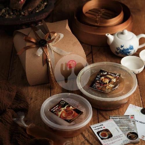 GWS 1 (Tim Ayam Obat 1 Porsi + Crystal Jelly Cengteng) menu Resep Popoh, Caringin