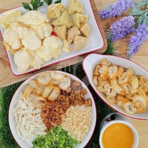 Siomay Isi Telor 10pcs menu Bubur Ayam Suwir