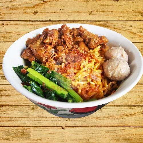 Mie Ayam + Bakso Kecil (2bh) menu Bakso Rusuk Samanhudi, Sabang